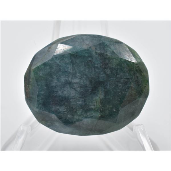 #309-NATURAL GREEN EMERALD GEMSTONE 143.5CT