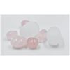 Image 1 : #11-NATURAL SELENITE/ROSE QUARTZ TUMBLETE 425 CT