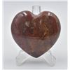 Image 1 : #86-NATURAL PETRIFIED WOOD HEART SHAPE 150G