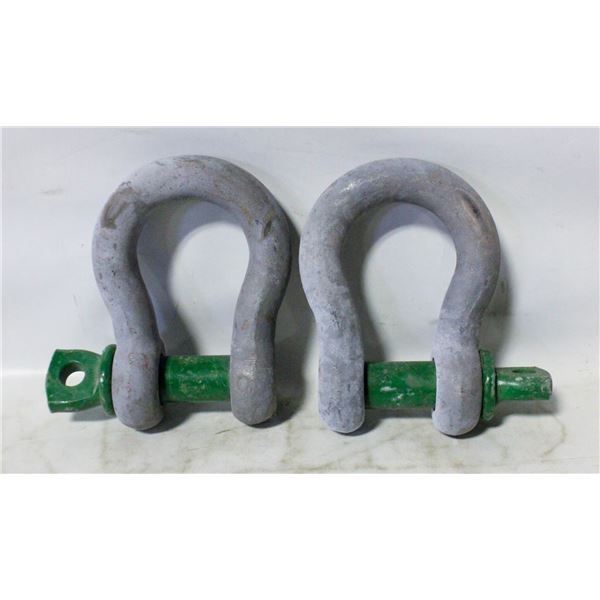 GREEN PIN BOW SHACKLES 12T