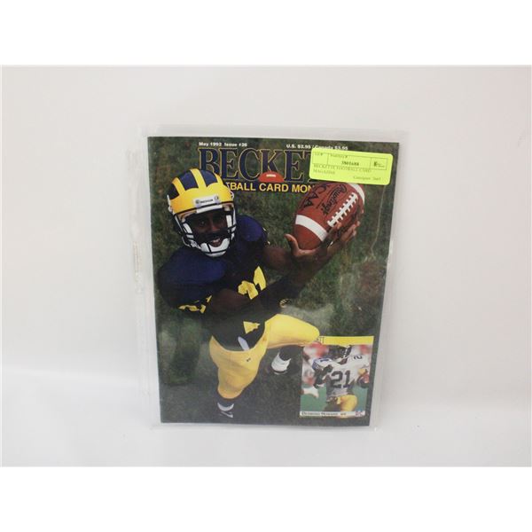 BECKETTE FOOTBALL CARD MAGAZINE