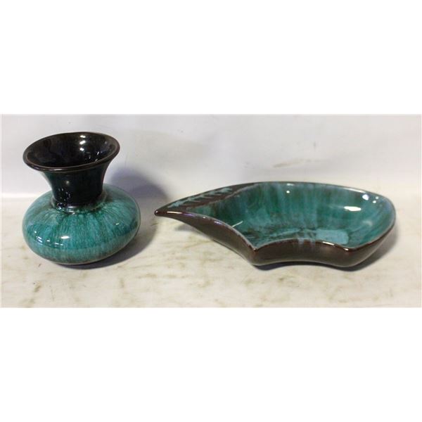 BLUE MOUNTAIN POTTERY SEA SHELL ASHTRAY WITH