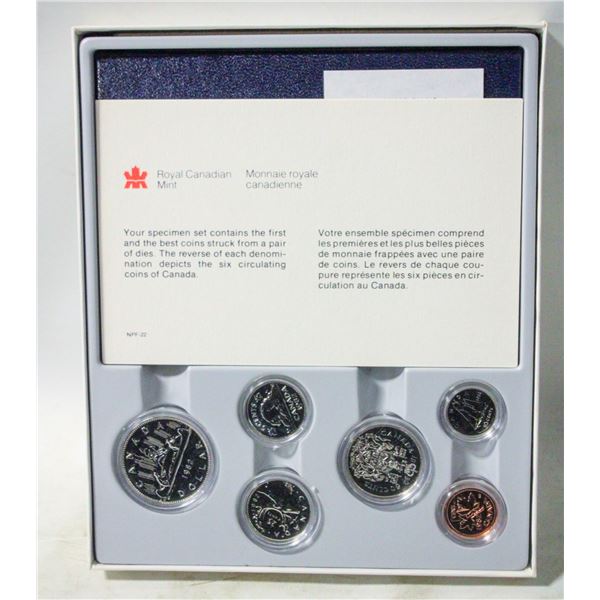 1982 6 COIN SPECIMEN UNCIRCULATED SET