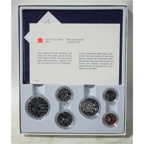 1983 6 COIN SPECIMEN UNCIRCULATED SET