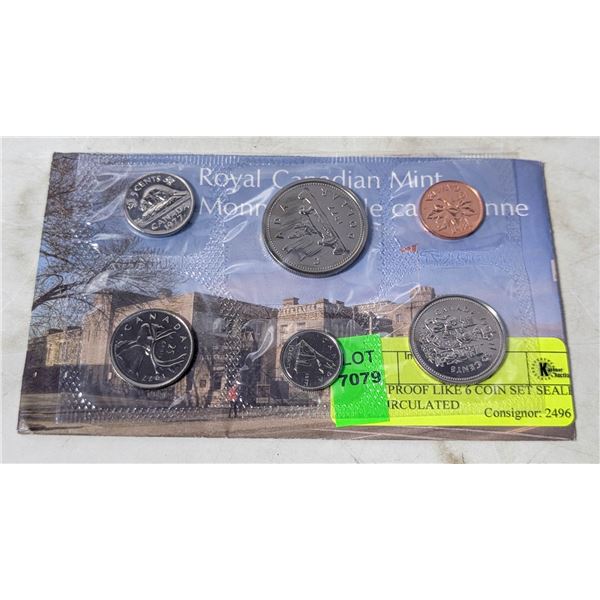 1977 PROOF LIKE 6 COIN SET SEALED UNCIRCULATED