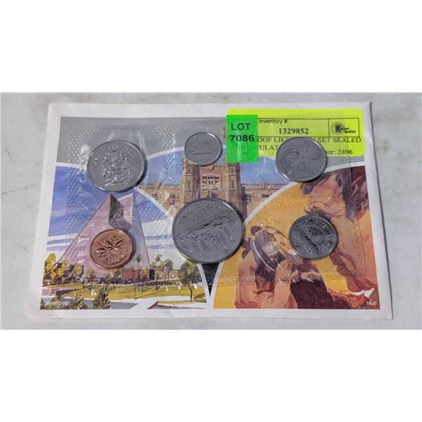 1986 PROOF LIKE 6 COIN SET SEALED UNCIRCULATED