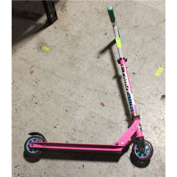 GIRLS SMALL WHEEL FOLDING KICK SCOOTER