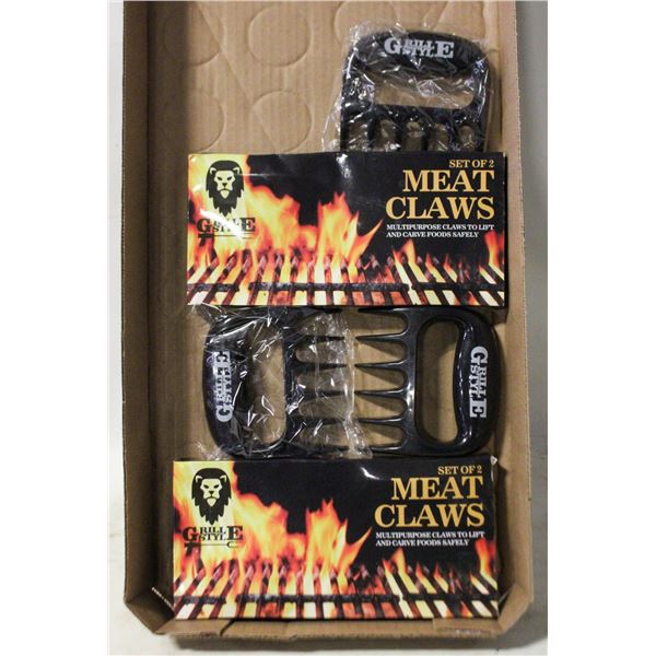 7 PCS GRILL STYLE MEAT CLAWS MEAT SHREDDER