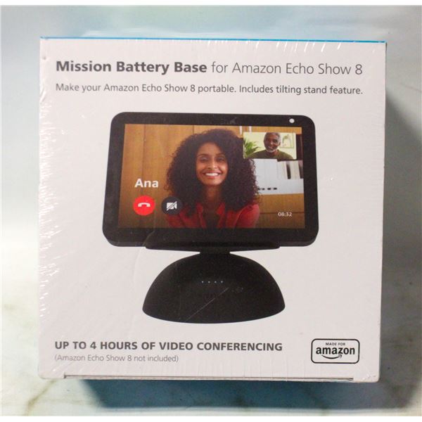 AMAZON ECHO SHOW 8 MISSION BATTERY BLACK NEW