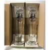 Image 1 : VINTAGE TALL BEER GLASSES A TASTE OF LABATT