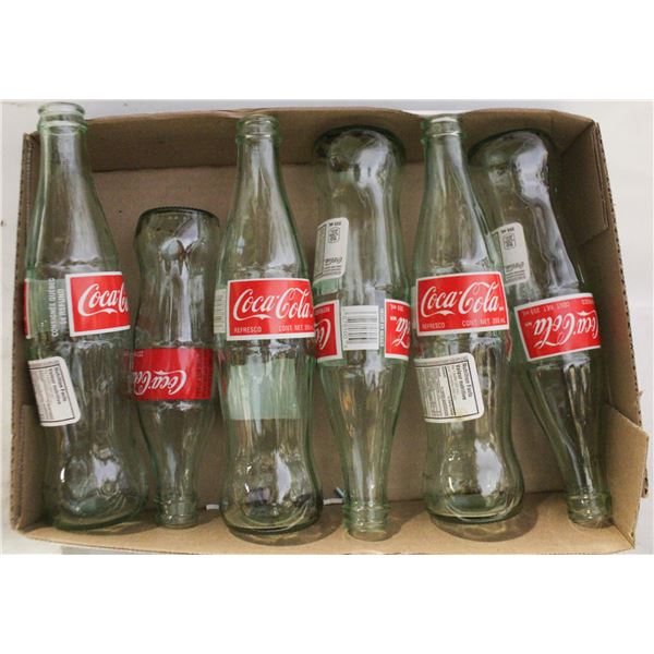 GLASS POP BOTTLES