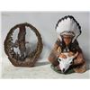 Image 1 : 2 INDIGENOUS THEMED DÉCOR ACCENTS