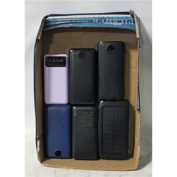 FLAT OF POWER CHARGING BANKS/TESTED WORKING