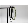 Image 1 : #131-NATURAL JADE JADEITE DONUT & BEAD BRACELET