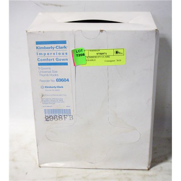 BOX KIMBERLEY CLARK DISPOSABLE