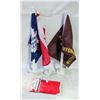 Image 1 : CANADA RAIN PONCHO & CAR FLAG, WYOMING COWBOYS