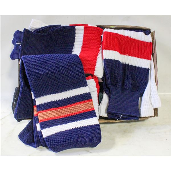7 PAIRS OF HOCKEY SOCKS