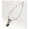 Image 1 : MULTI STRAND 16" ADJUSTABLE MULTI GLASS PENDANT