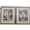 Image 1 : 2 GREEK SCENERIES PRINT FRAMED 23" X 27"