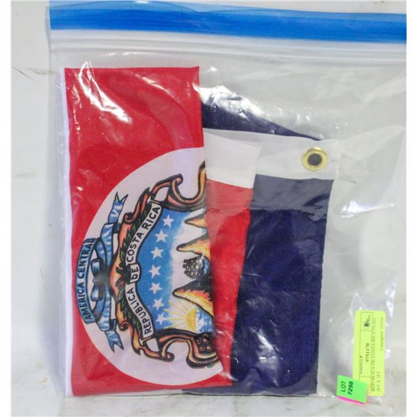 REPUBLICA DE COSTA RICA FLAG, 2FT X 3FT