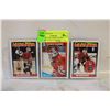 Image 1 : 3 ED BELFOUR CARDS VEZINA CALDER LEAGUE LEADERS