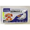 Image 1 : 100 PCS FURVELUXIA DOG DIAPER LINERS