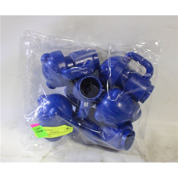 6 PCS TRAMPOLINE EXCLOSURE POOL CAP FOR