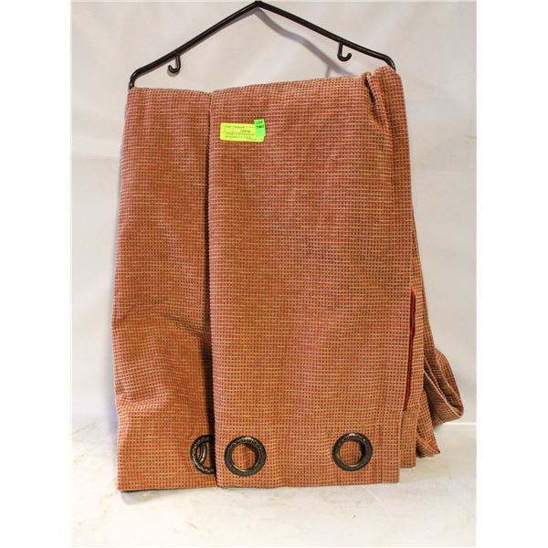 2 PANEL CURTAINS EACH MEASURES 91"L X 48"W