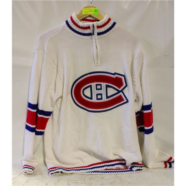 MENS LG MONTREAL CANADIANS SWEATER