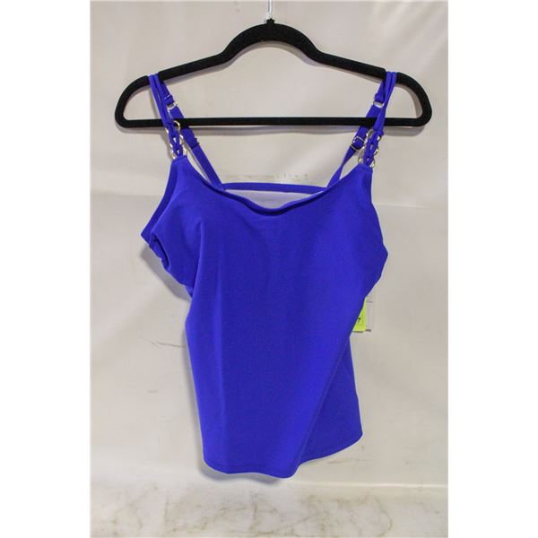NEW CHRISTINA WOMENS SMALL - 6 BLUE SWIMWEAR