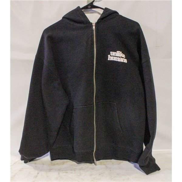 MENS MED UNLIKE HUMANS BLACK HOODIE