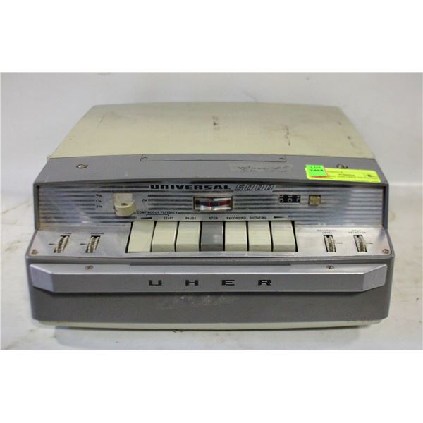 UNIVERSAL 5000 UHER DICTATING MACHINE