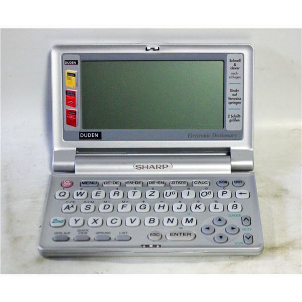 SHARP DUDEN ELECTRONIC DICTIONARY