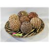 Image 1 : WOOD DECOREATIVE BALL SET