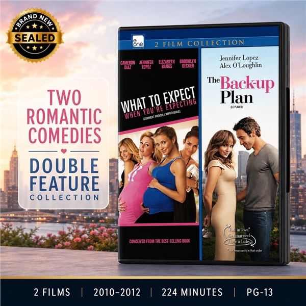 NEW DVD "2 ROMANTIC COMEDIES" DOUBLE FEATURE 201