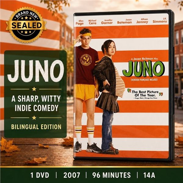 NEW DVD "JUNO" ELLEN PAGE 2007