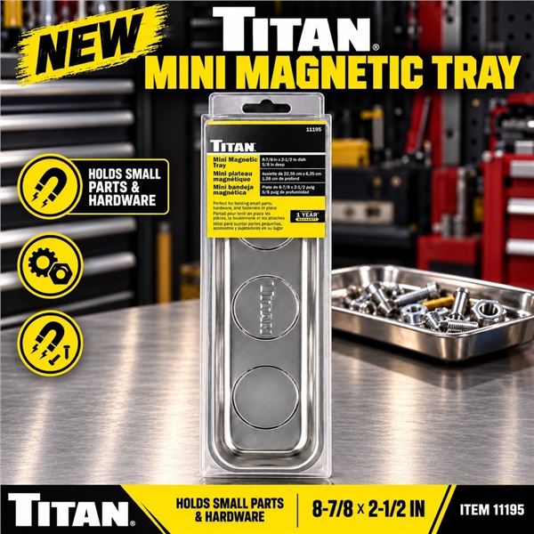 NEW TITAN MINI MAGNETIC PARTS TRAY #11195