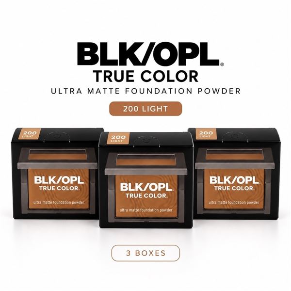 3 BLK/OPL ULTRA MATTE POWDER 200 LIGHT