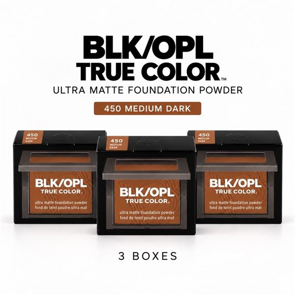 3 BLK/OPL ULTRA MATTE POWDER 450 MEDIUM DARK