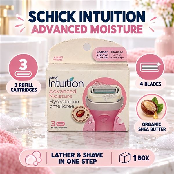 SCHICK INTUITION ADVANCED MOISTURE REFILLS