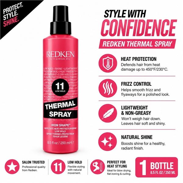 REDKEN IRON SHAPE 11 THERMAL SPRAY 250ML