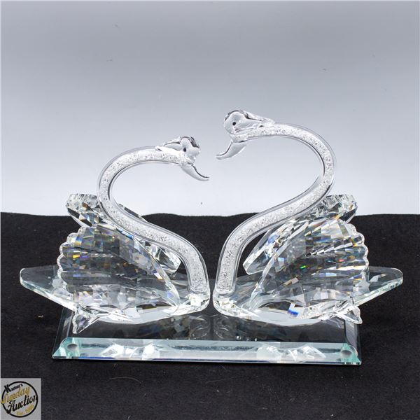 CRYSTAL/GLASS DUO SWAN'S ART