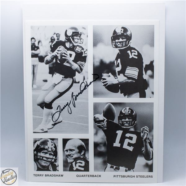 SIGNED PHOTO OF TERRY BRADSHAW QUATERBACK FOR