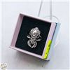 Image 1 : .925 SILVER SPIDER RING WITH LOCKET ON