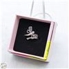 Image 1 : .925 SILVER DRAGONFLY RING WITH CZ ON TAIL -