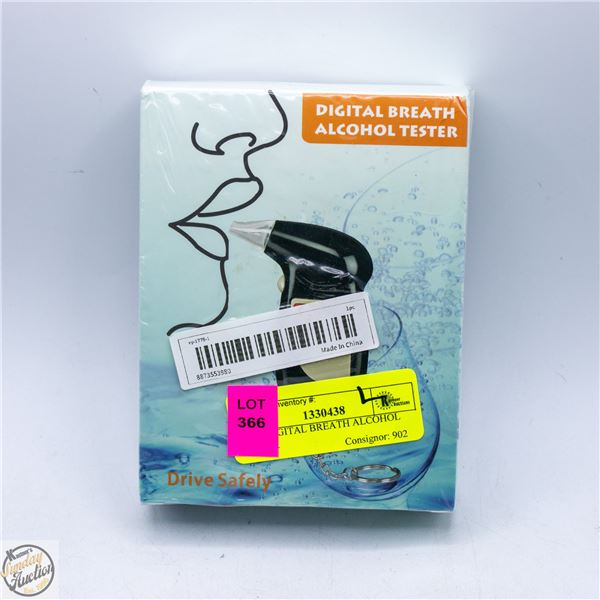 NEW DIGITAL BREATH ALCOHOL TESTER
