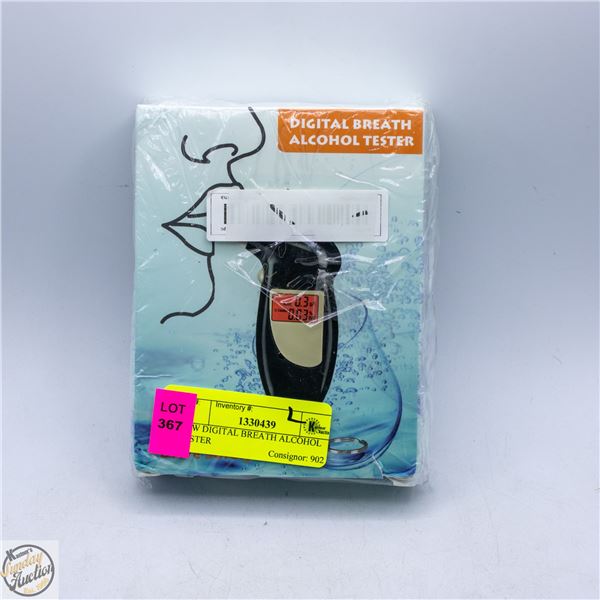 NEW DIGITAL BREATH ALCOHOL TESTER
