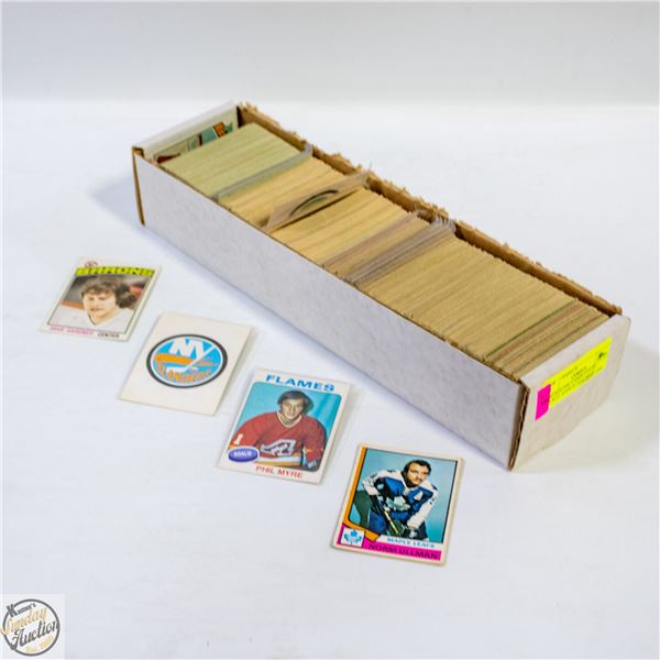VINTAGE OPC CARDS 1972-80 HOCKEY APPROX 975 CARDS