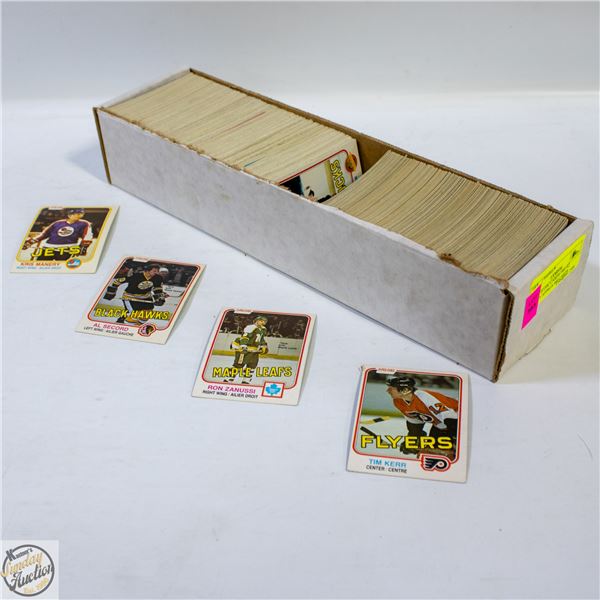 VINTAGE OPC CARDS 1981-82 HOCKEY APPROX 980 CARDS