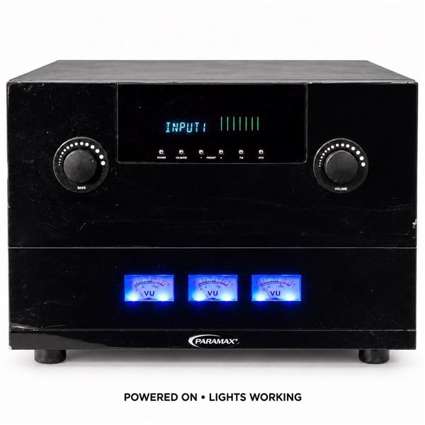 PARAMAX HOME THEATER AUDIO UNIT POWERS ON